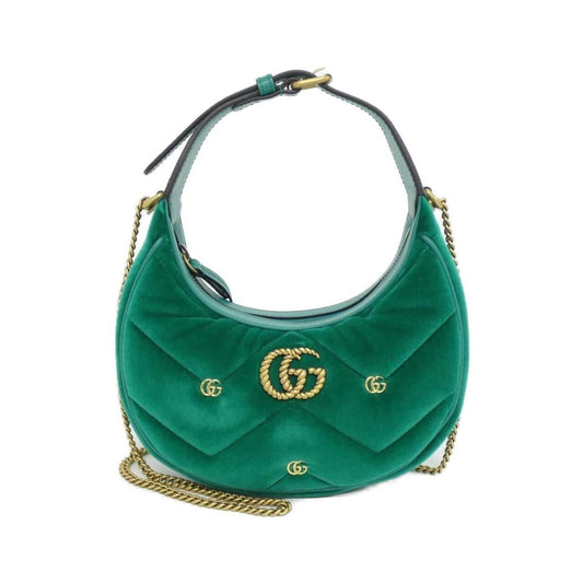 Gucci Green Velvet Shoulder Bag