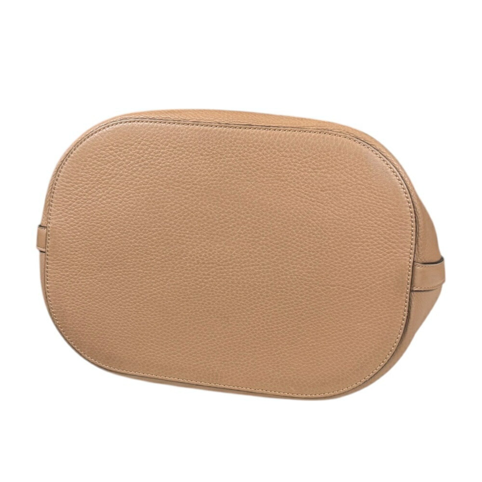 Gucci Beige Bamboo Leather Shoulder Bag