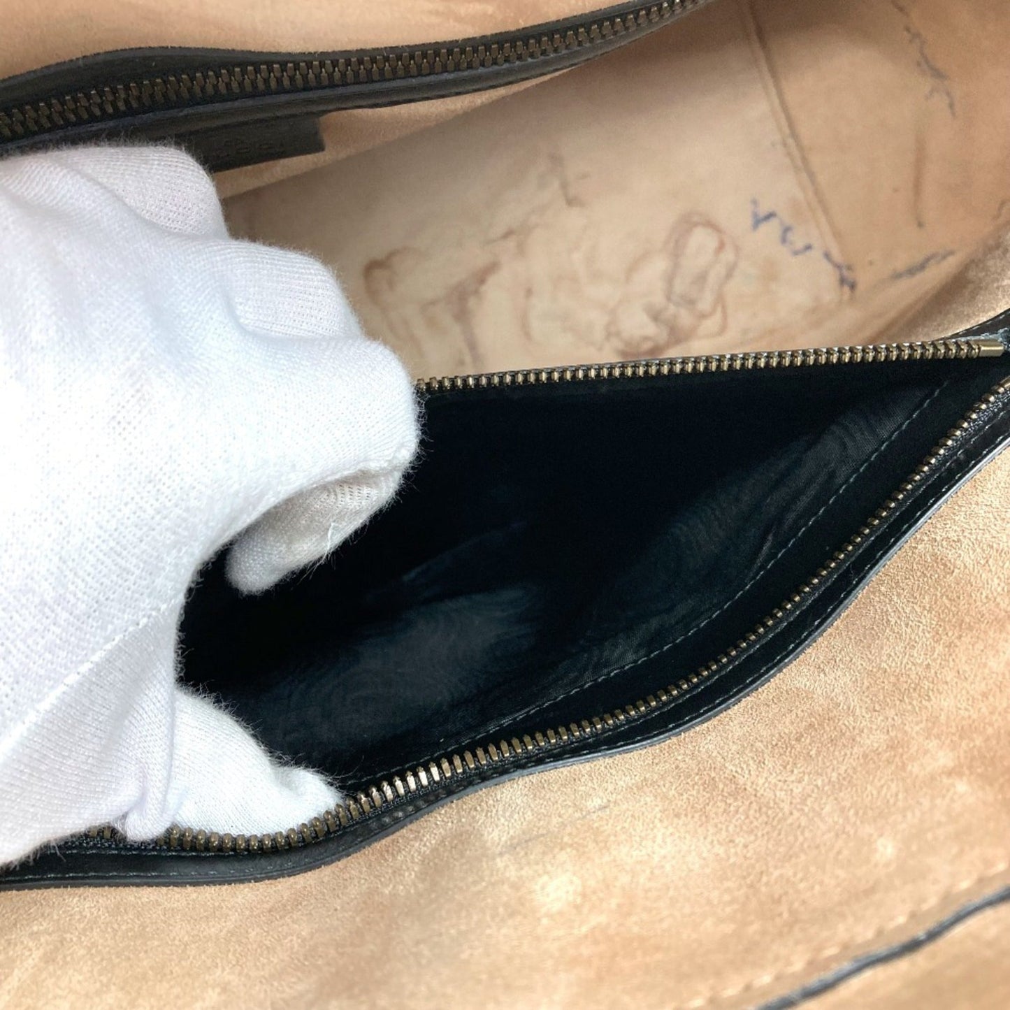 Gucci Black Leather Boston Bag Shoulder Bag