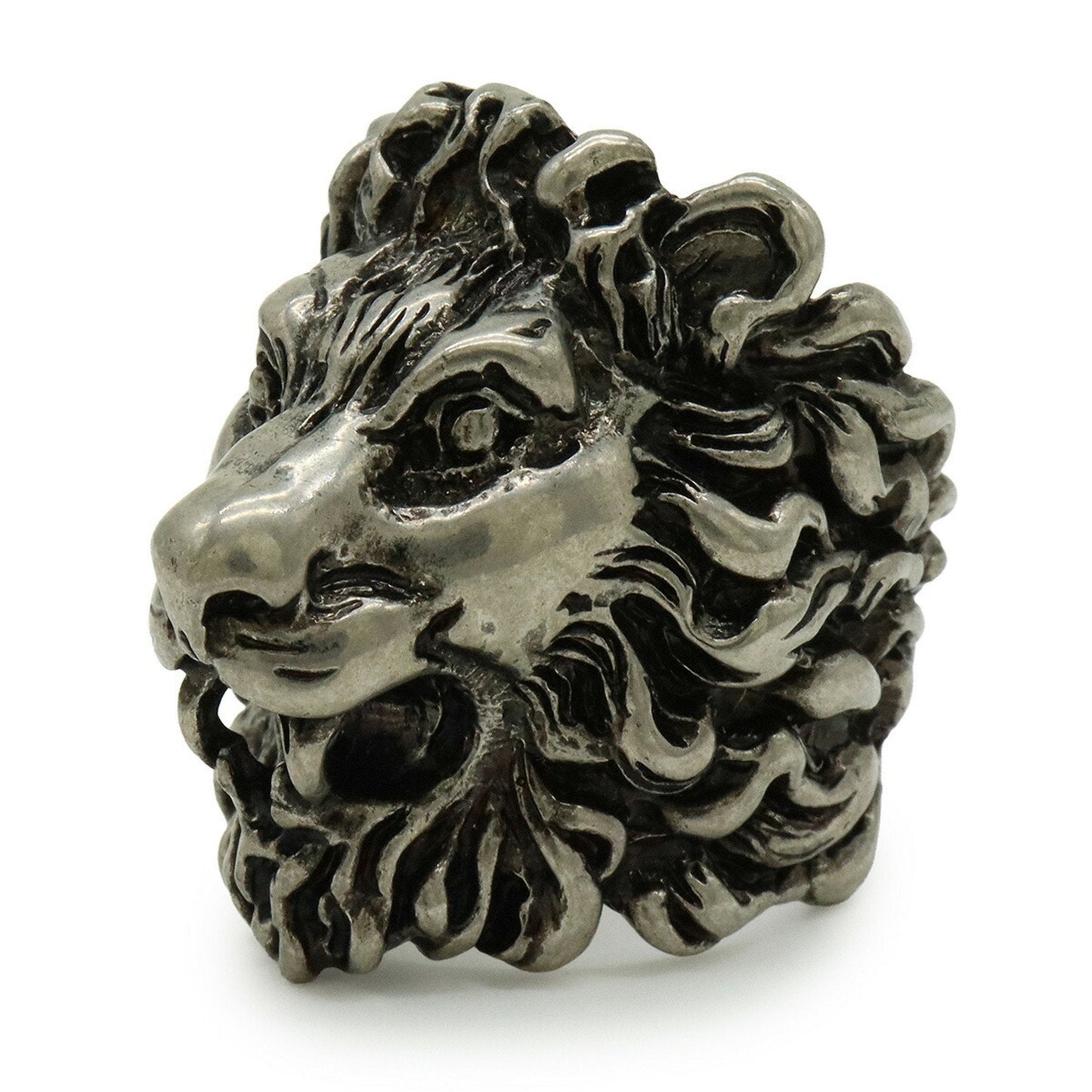Gucci Silver Metal Band Ring