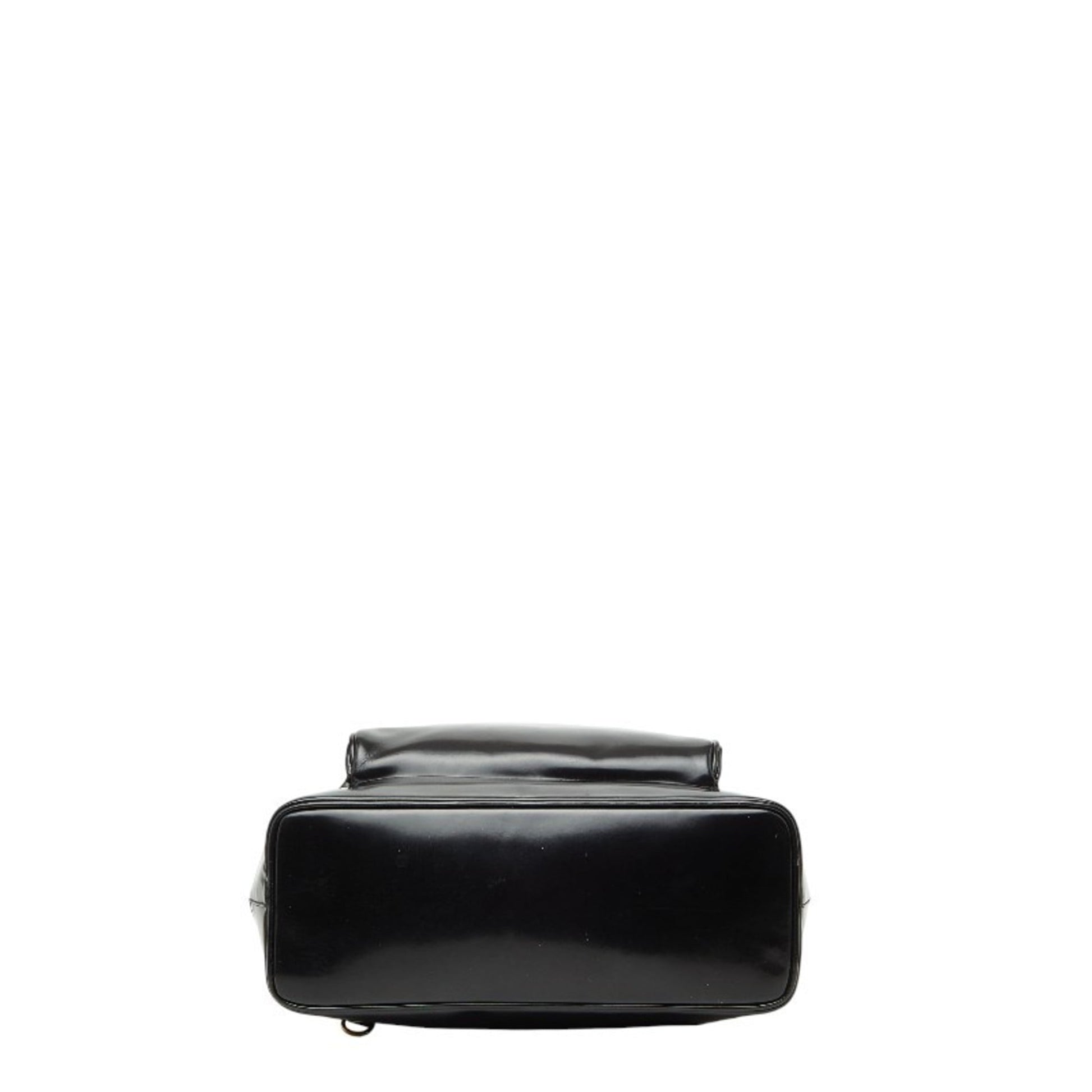 Gucci Black Patent Leather Shoulder Bag
