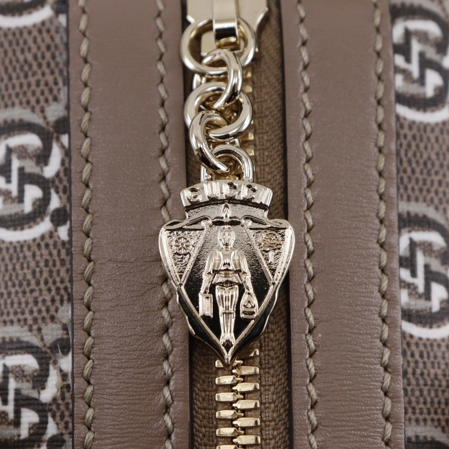 Gucci Brown Pvc Leather Handbag