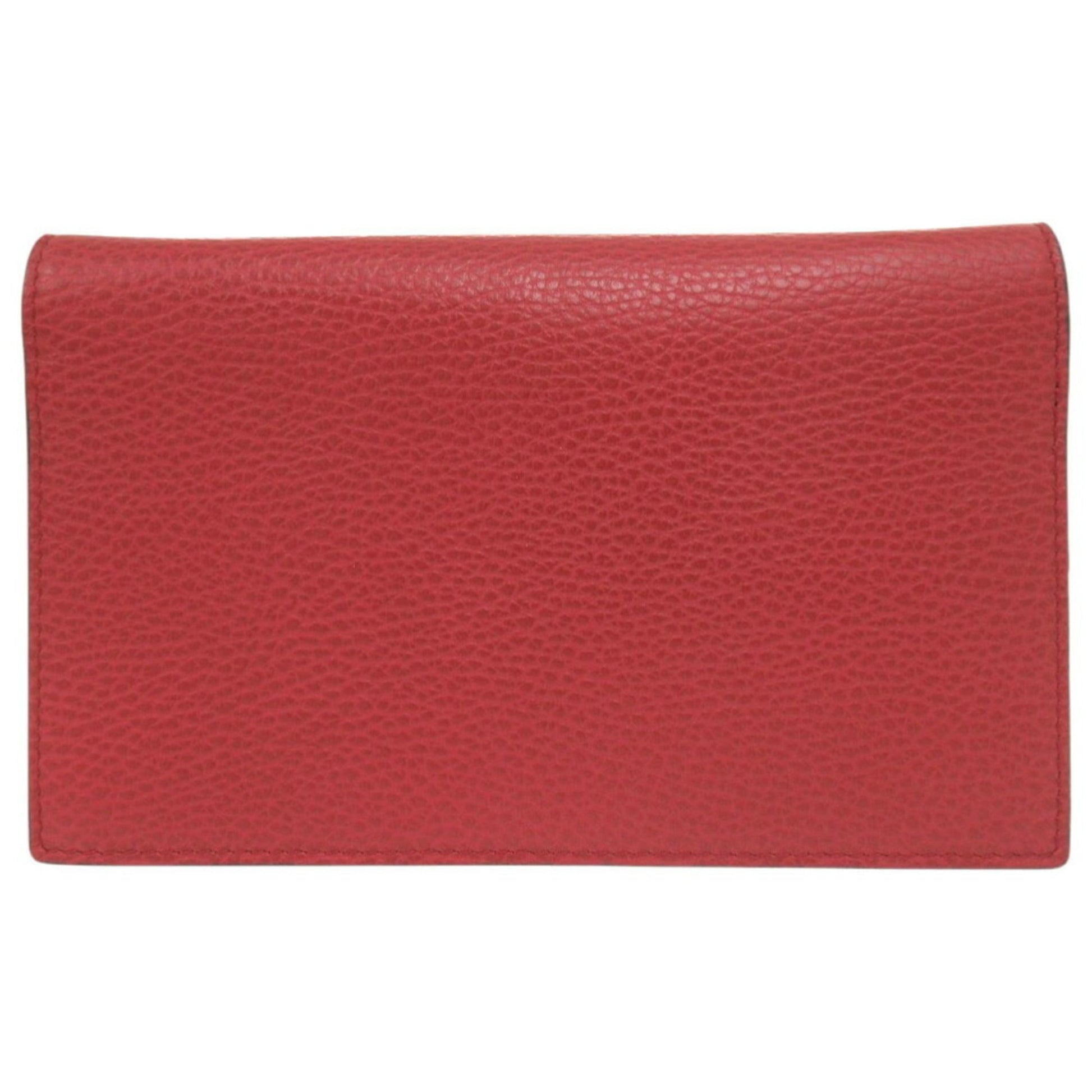 Gucci Red Color Leather Shoulder Bag