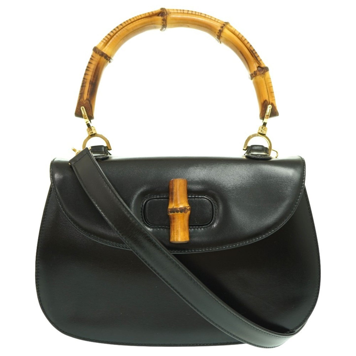Gucci Black Leather Handbag