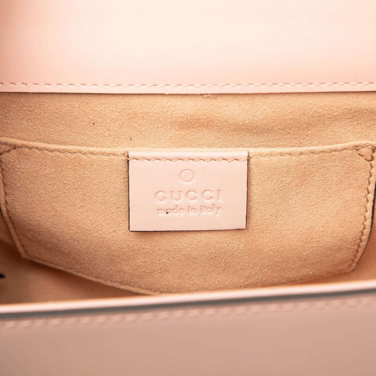 Gucci Pink Leather Shoulder Bag