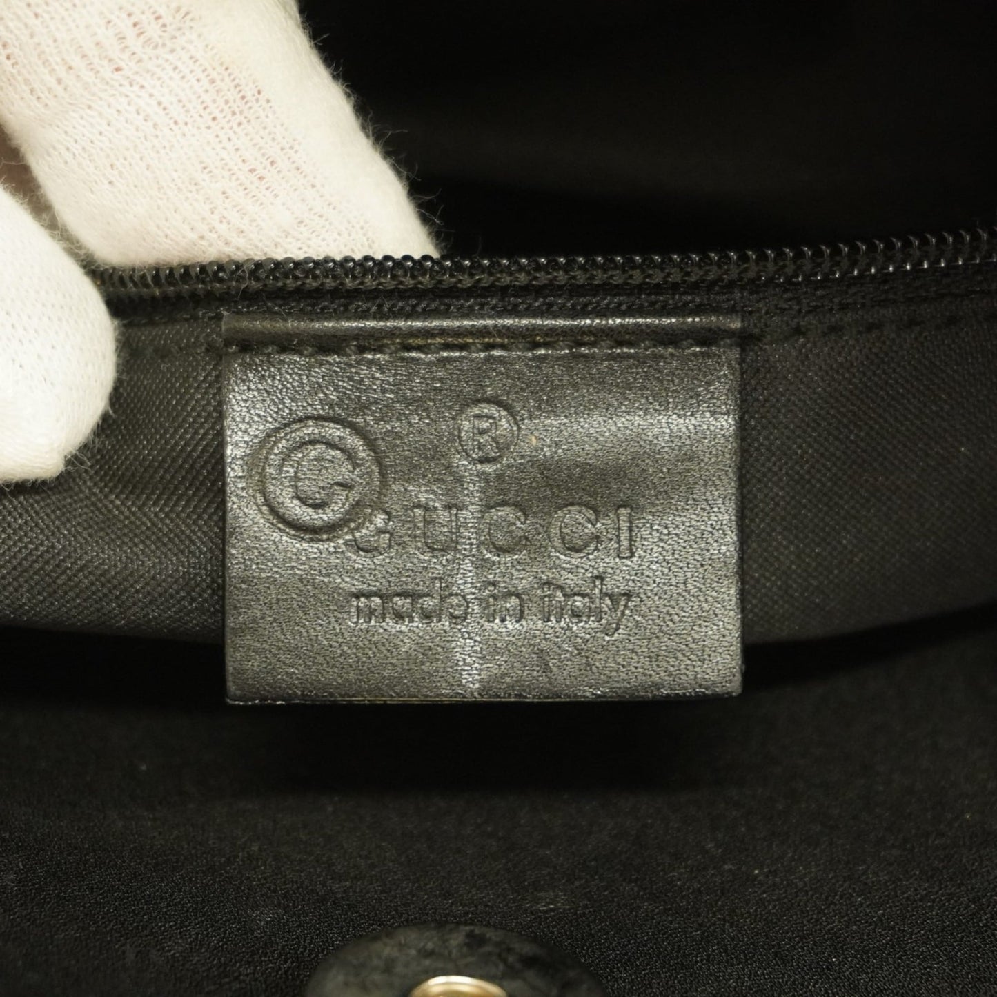Gucci Black Suede Shoulder Bag