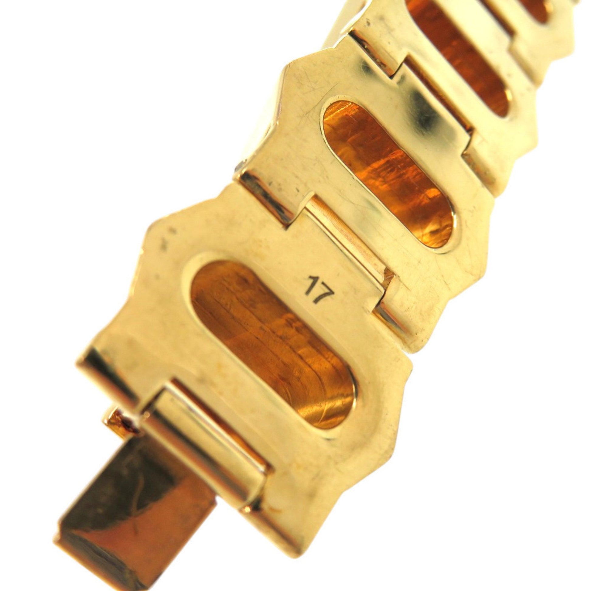 Gucci Gold Brass Charm Bracelet