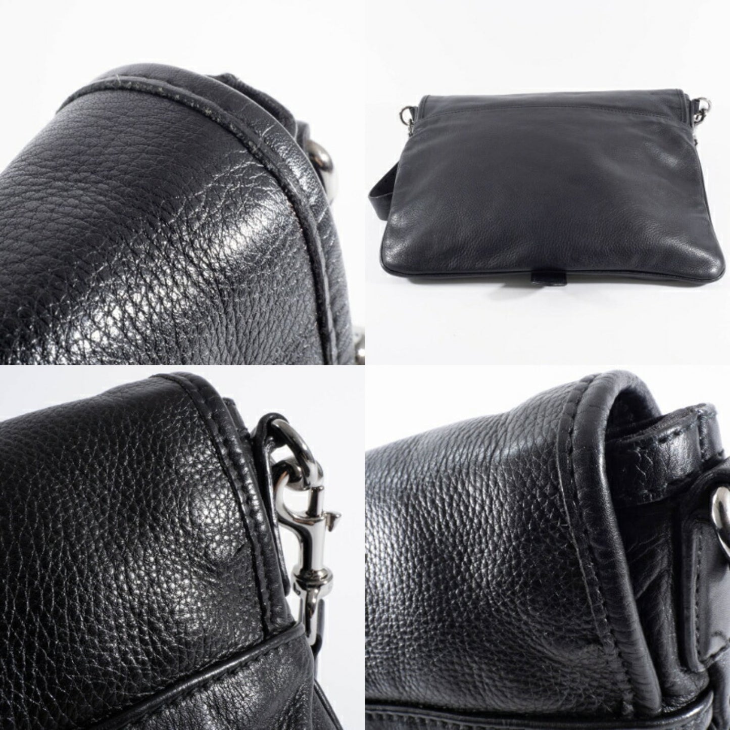 Gucci Black Leather Shoulder Bag