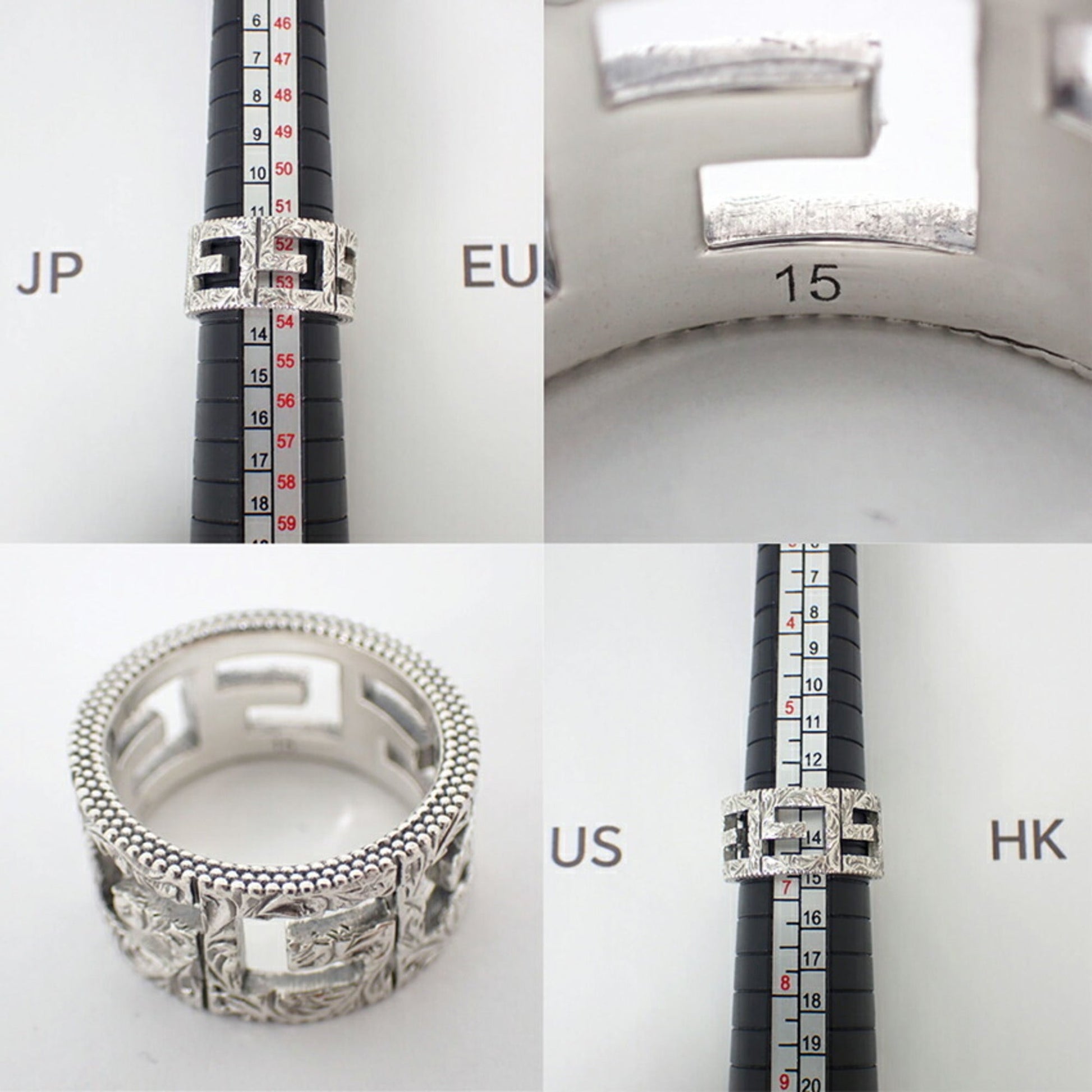 Gucci Silver Sterling Silver 925 Band Ring