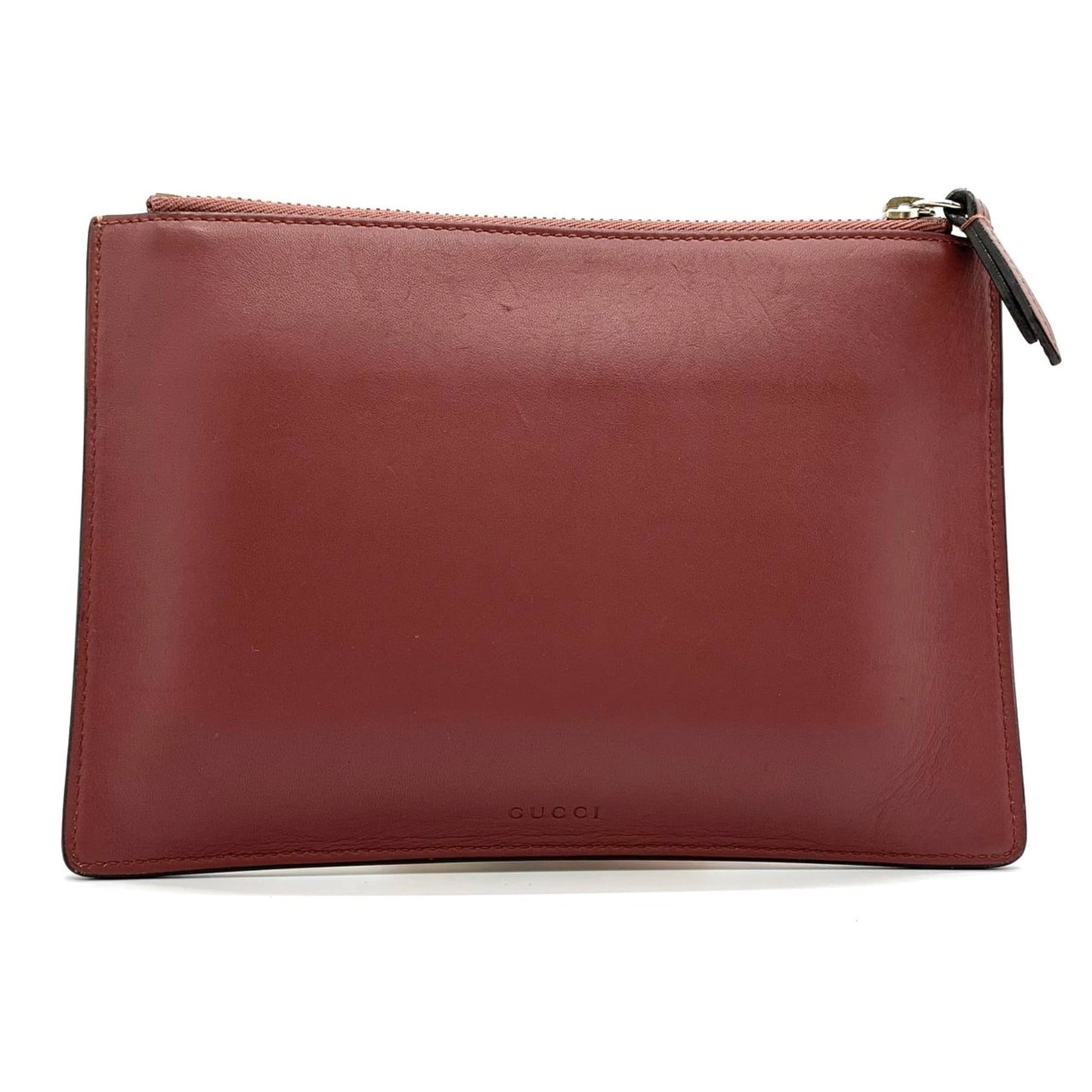 Gucci Gg Blooms Red Color Gg Supreme Pouch