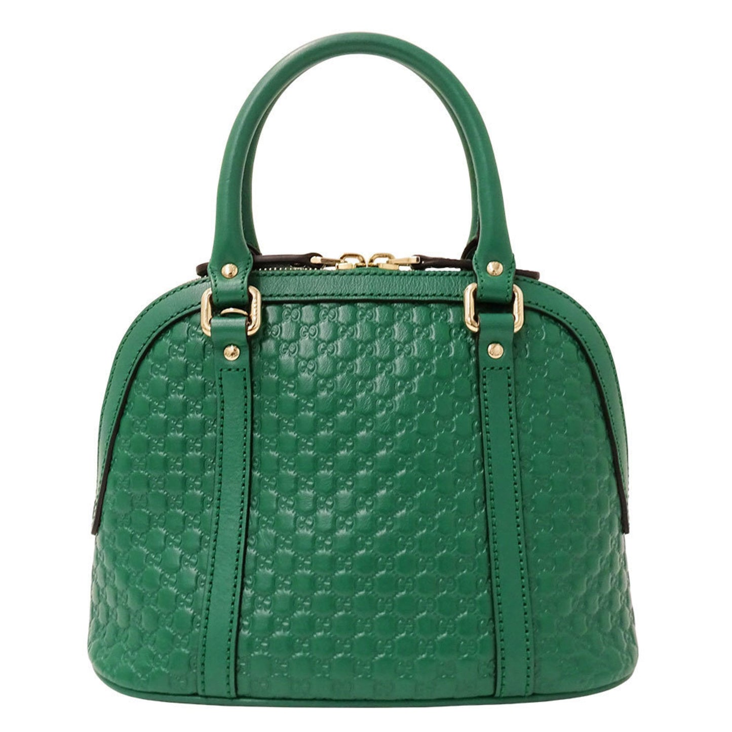 Gucci Green Leather Handbag Shoulder Bag