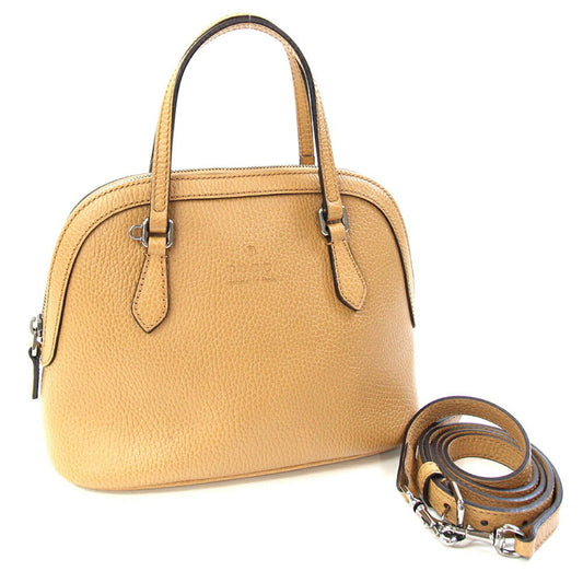 Gucci Light Brown Ochre Leather Handbag Shoulder Bag
