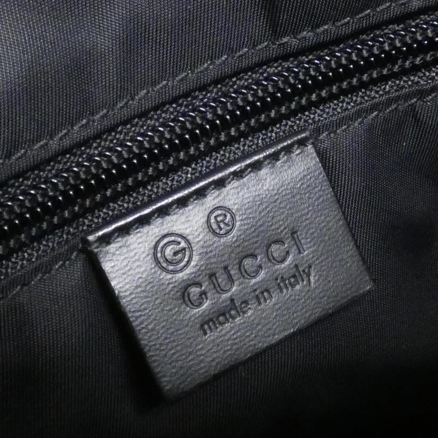 Gucci Black Canvas Shoulder Bag