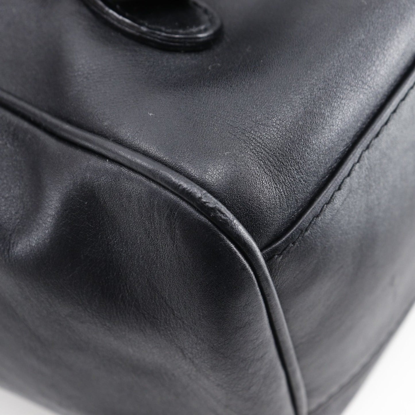 Gucci Black Leather Backpack