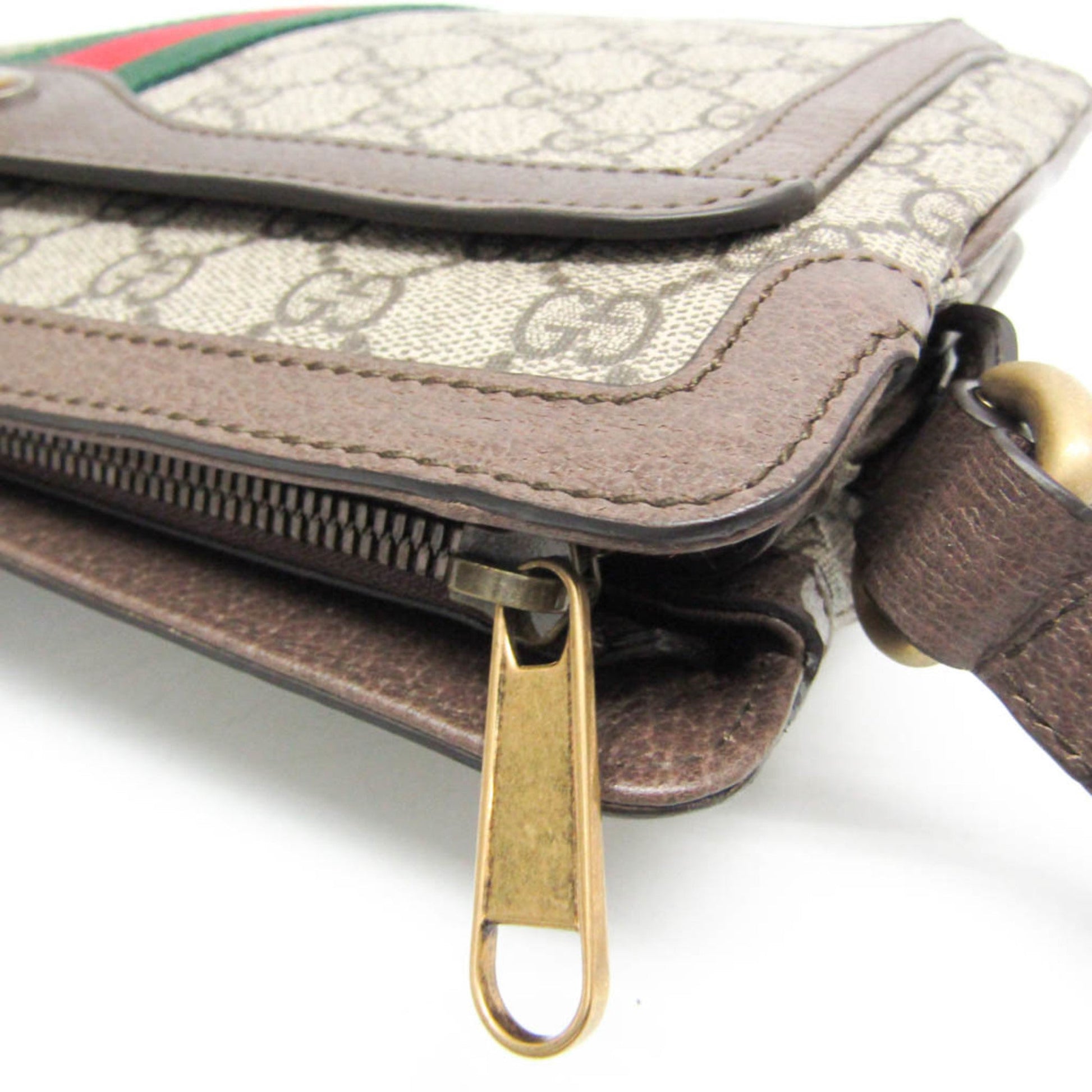 Gucci Ophidia Beige Pvc Shoulder Bag