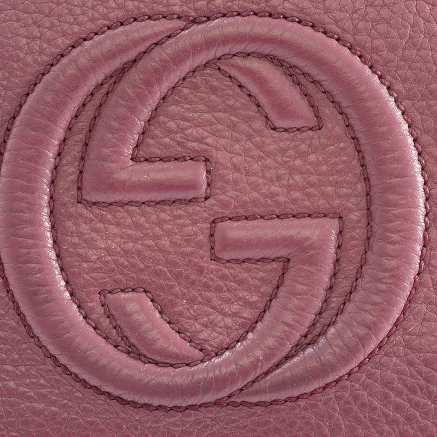 Gucci Purple Leather Shoulder Bag