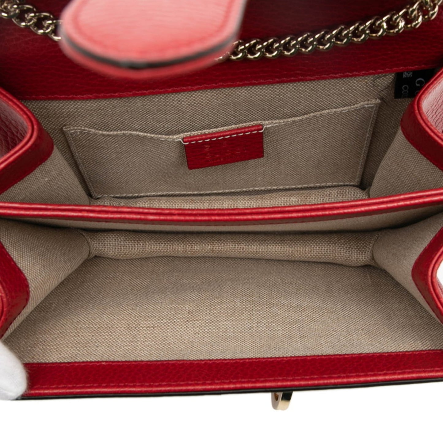 Gucci Red Color Leather Shoulder Bag