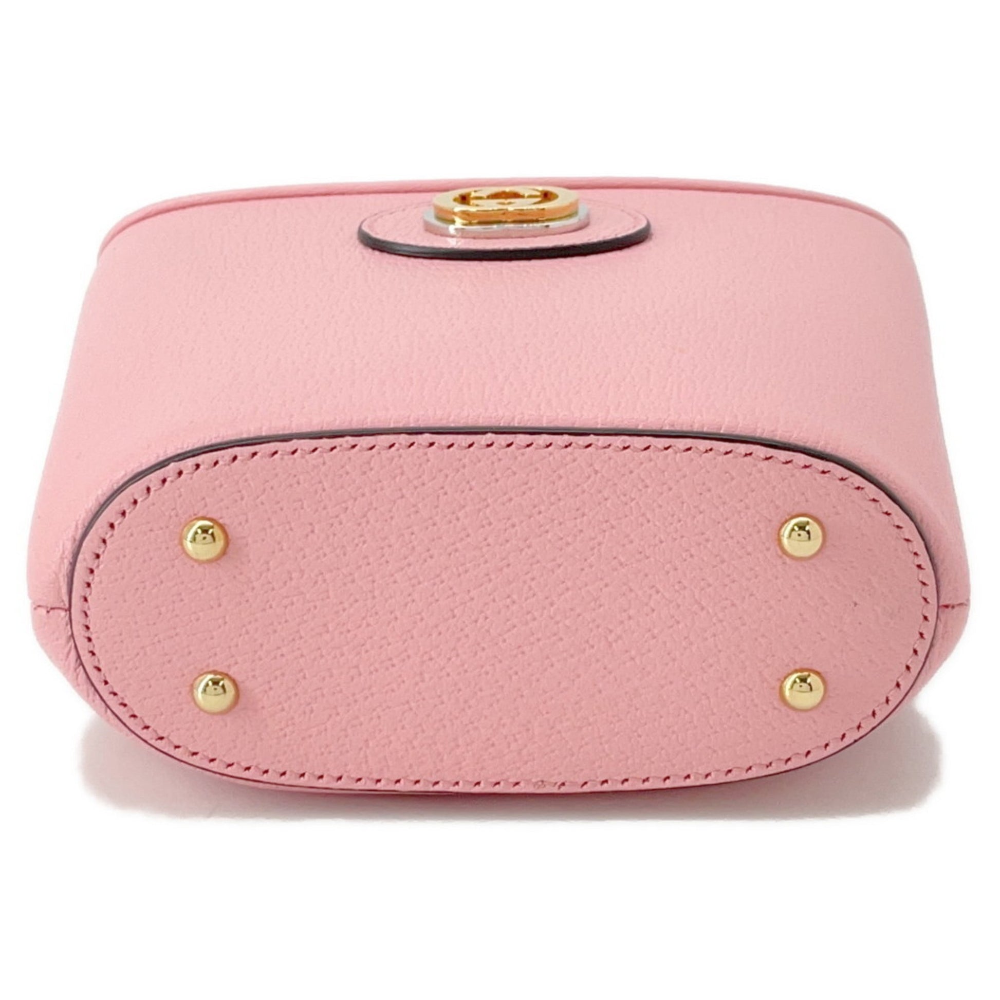 Gucci Pink Leather Handbag