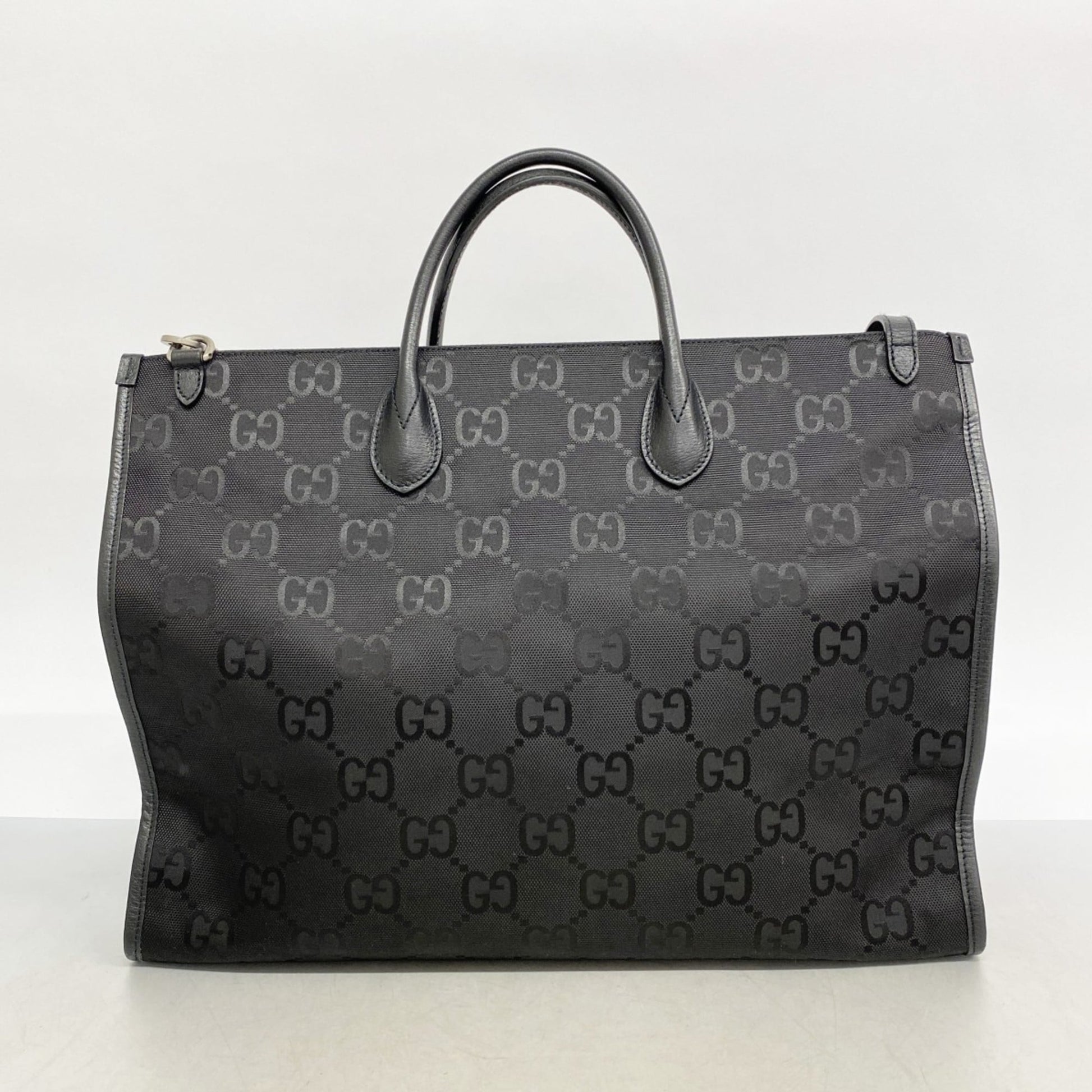 Gucci Black Nylon Tote Bag