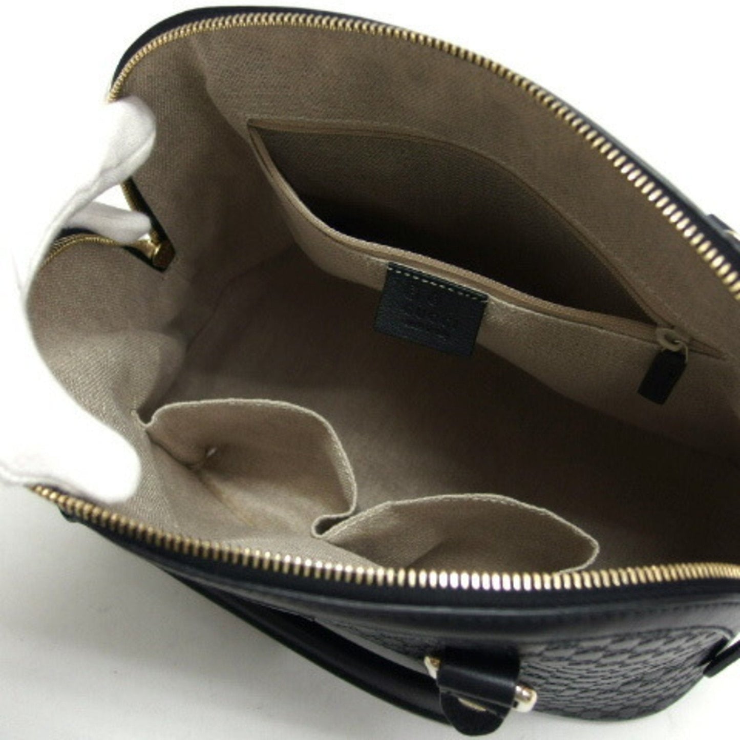 Gucci Microguccissima Black Leather Handbag Shoulder Bag