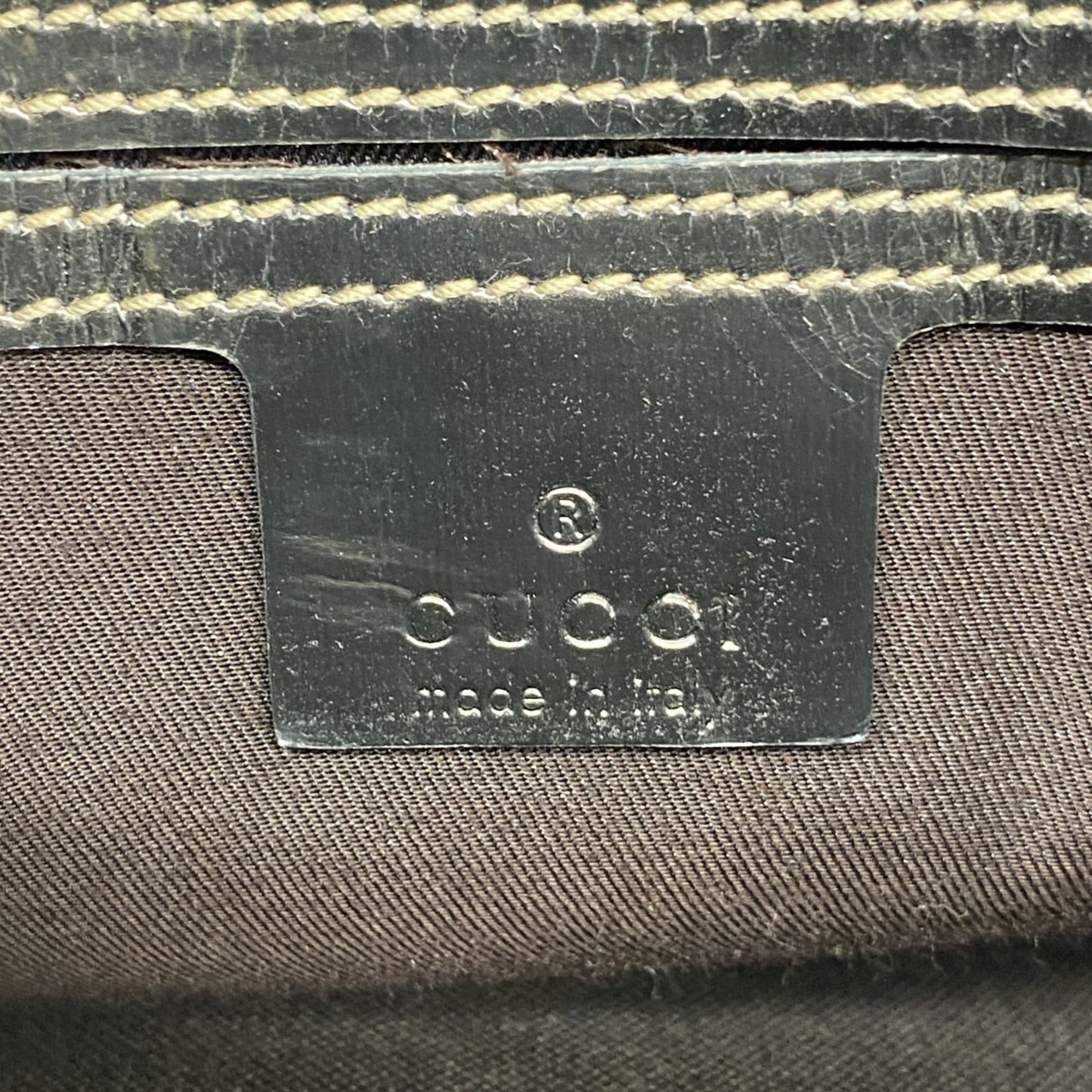 Gucci Beige Pvc Tote Bag