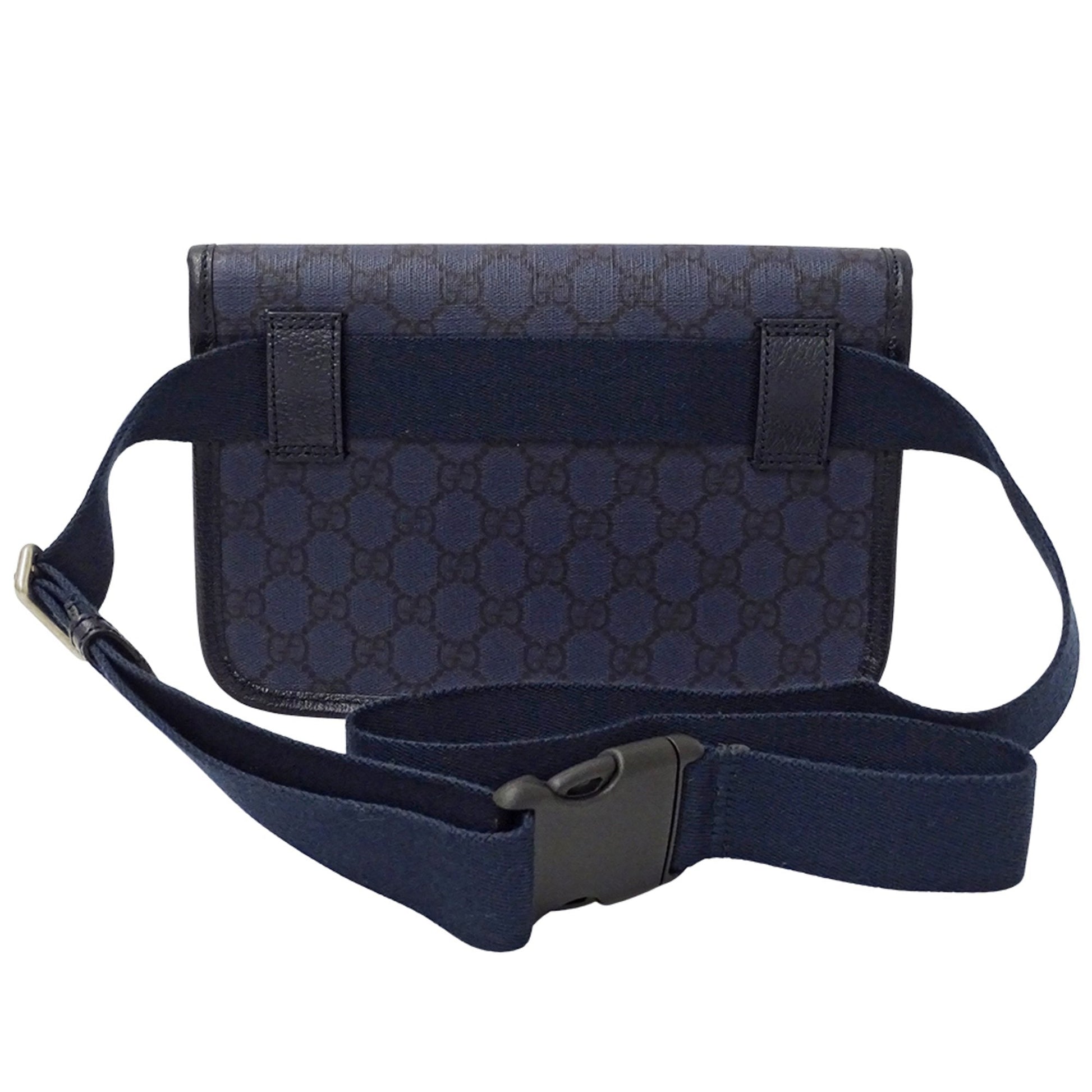 Gucci Navy Gg Supreme Shoulder Bag Sling Bag