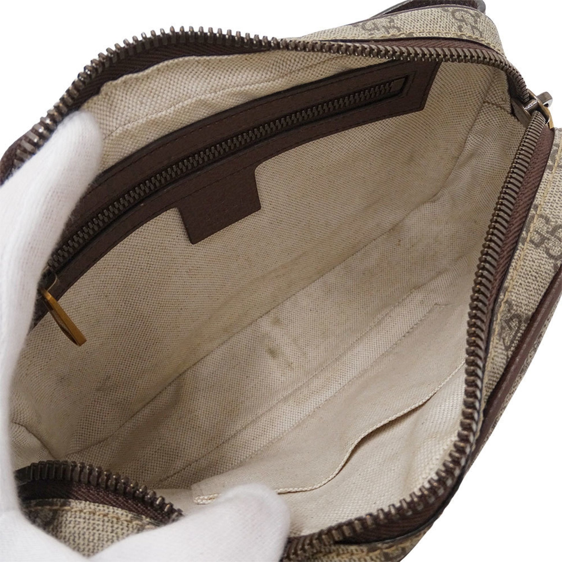 Gucci Brown Gg Supreme Canvas Fanny Pack Sling Bag