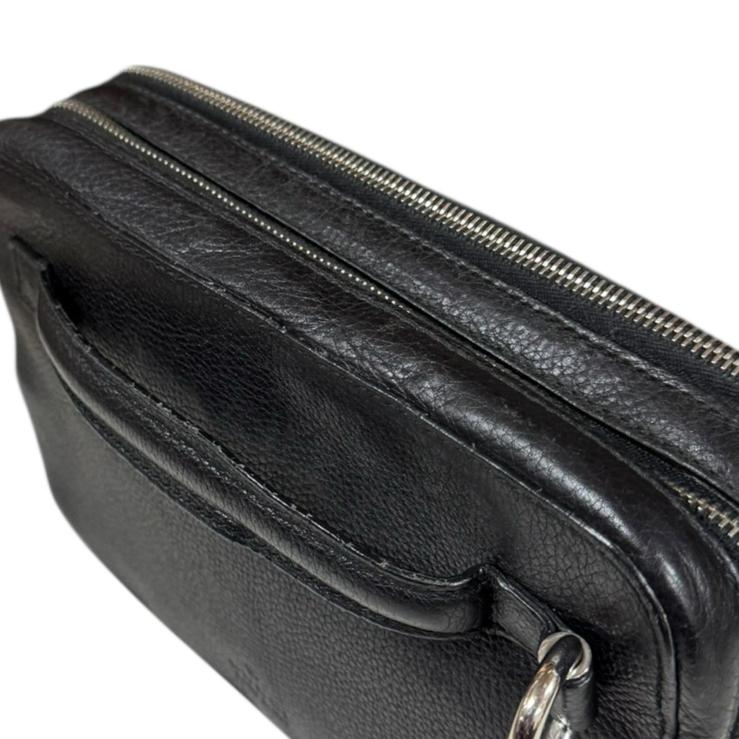Gucci Black Leather Clutch Bag