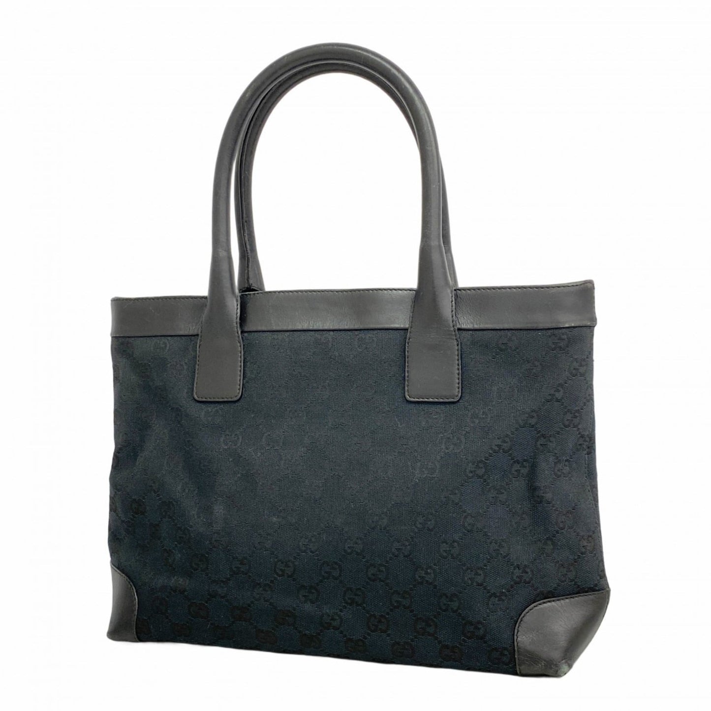 Gucci Black Canvas Tote Bag