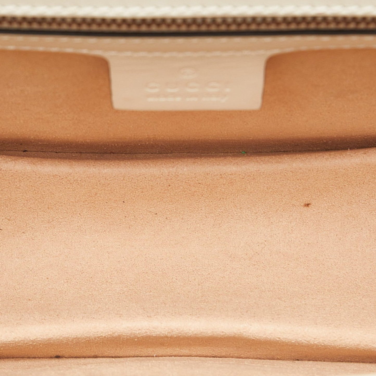 Gucci White Leather Shoulder Bag
