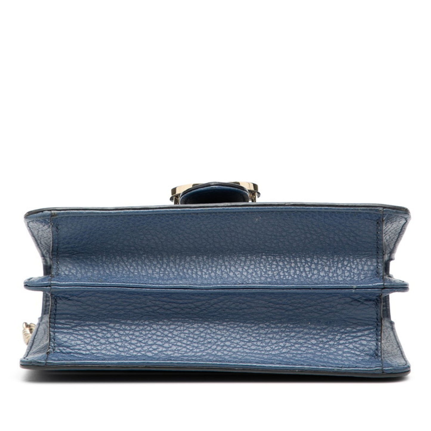 Gucci Blue Leather Shoulder Bag