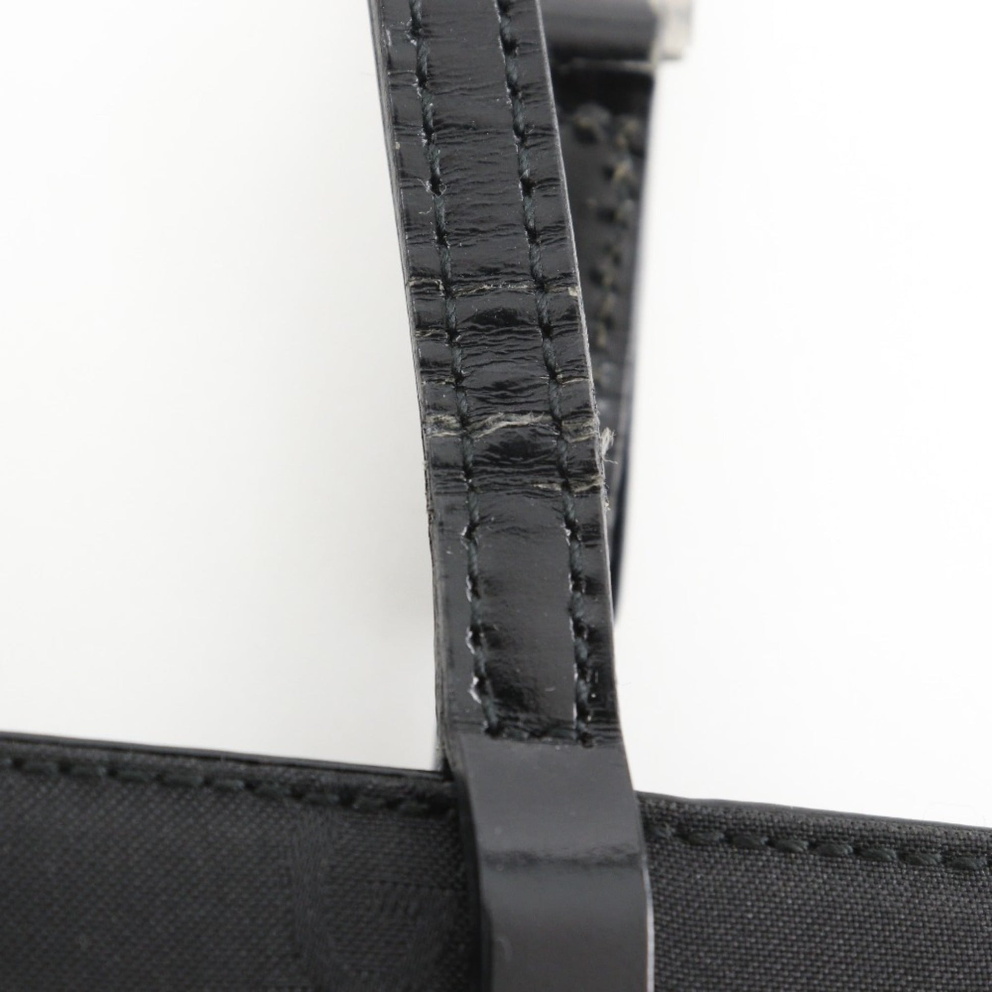 Gucci Black Gg Canvas Tote Bag
