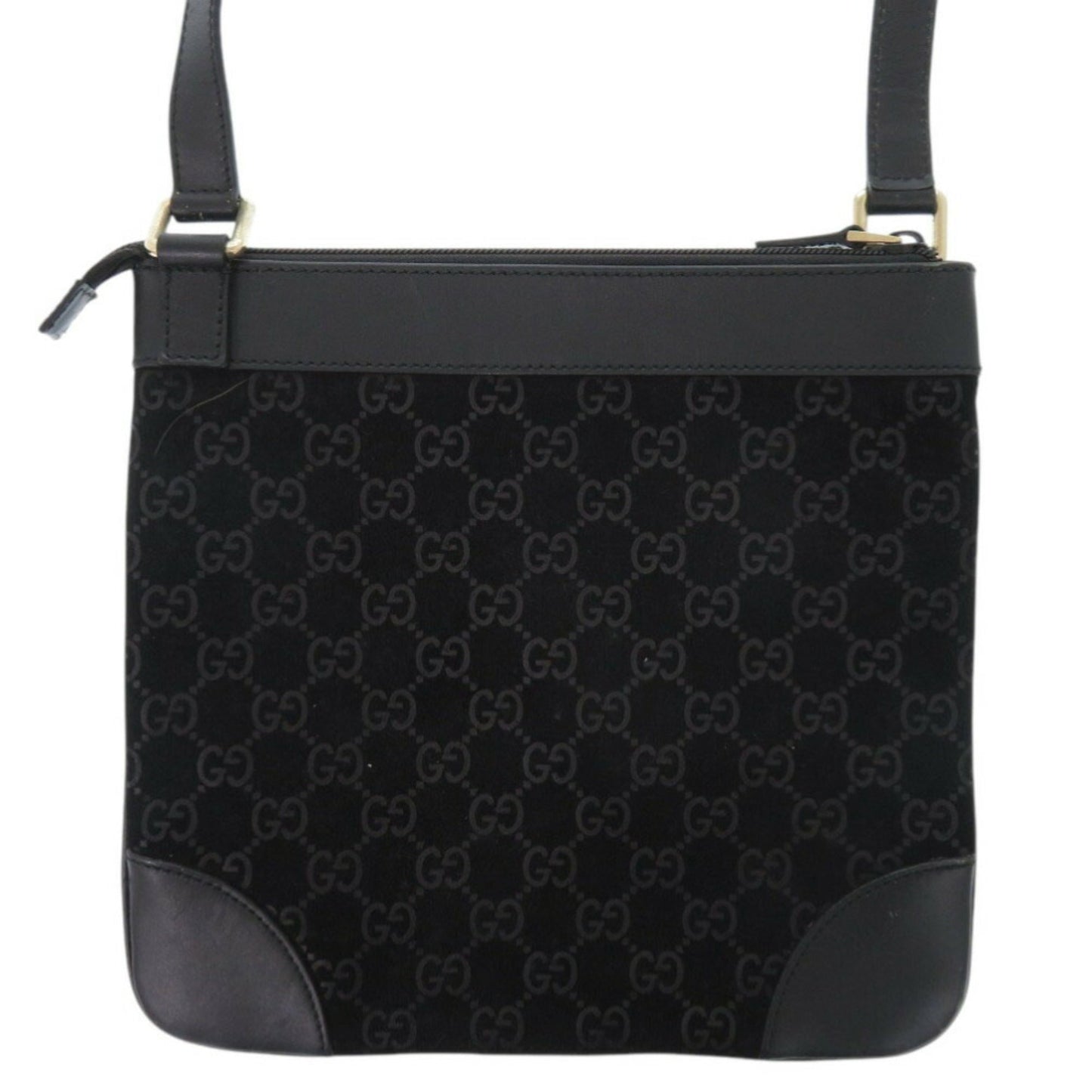 Gucci Black Suede Shoulder Bag