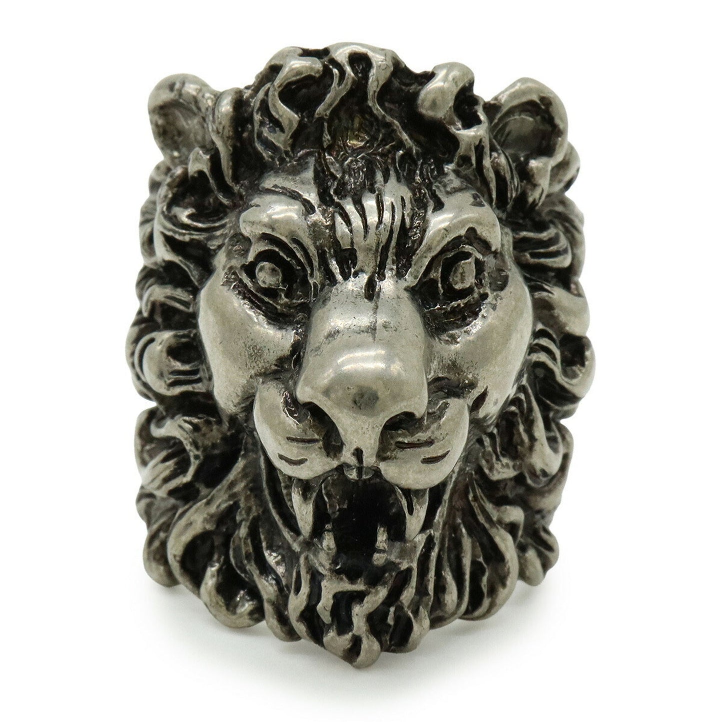 Gucci Silver Metal Band Ring