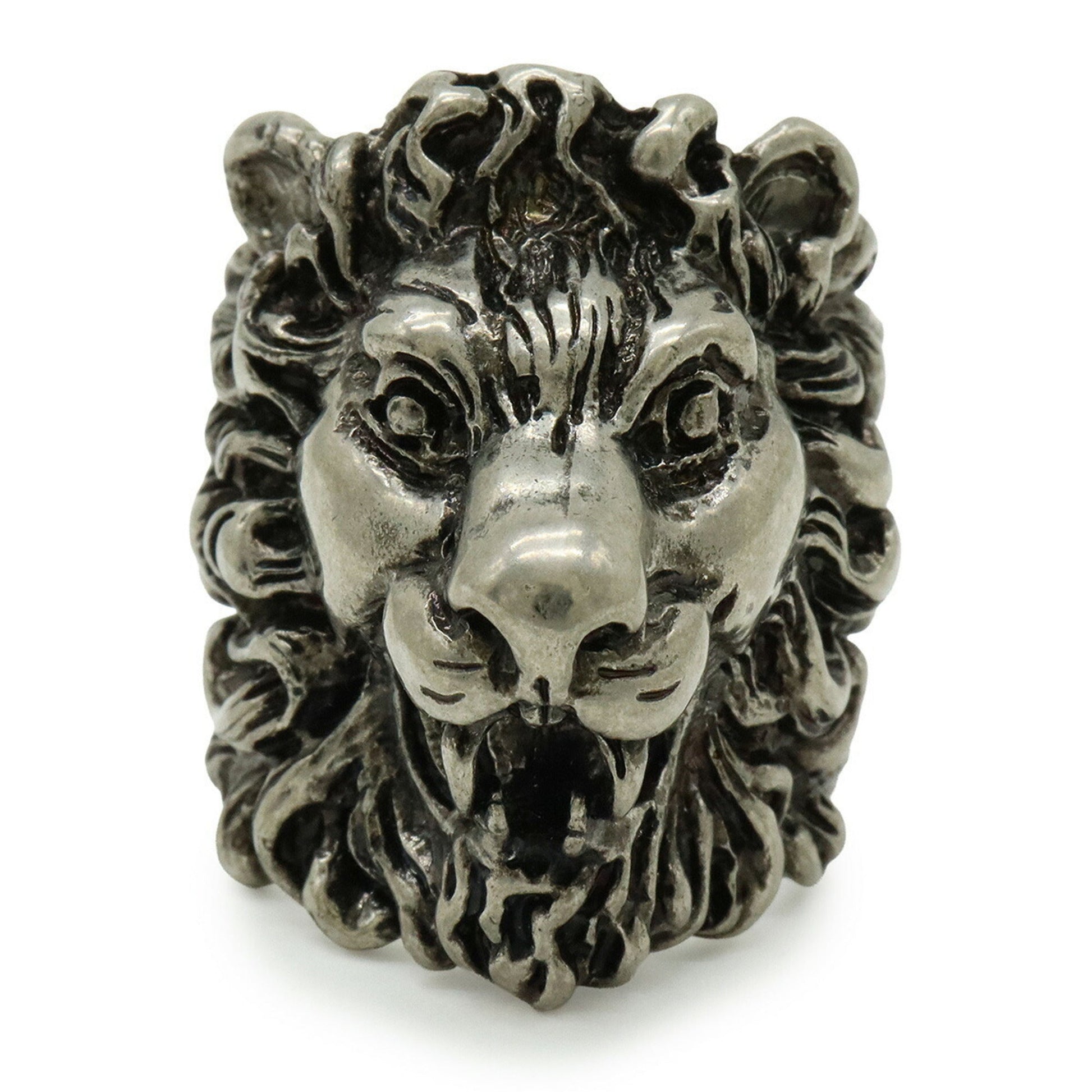 Gucci Silver Metal Band Ring