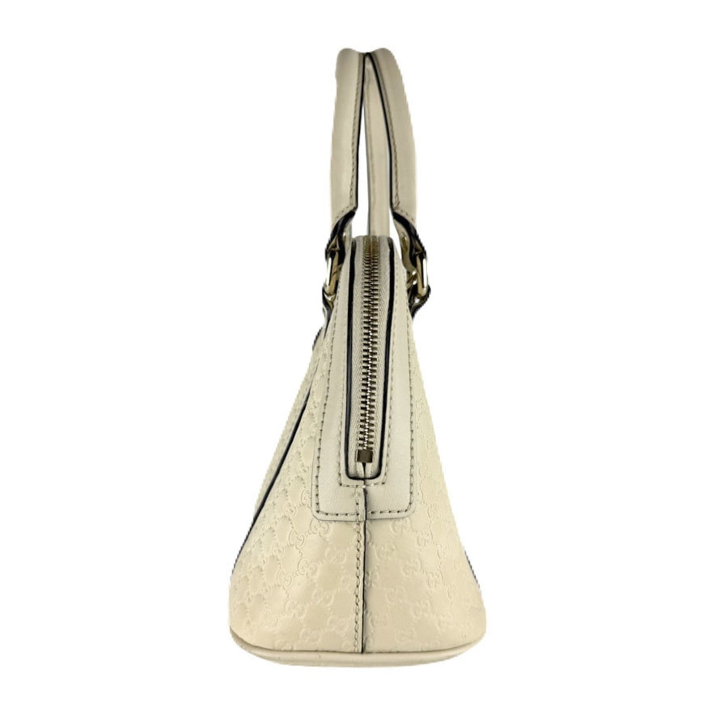 Gucci Ivory Leather Handbag Shoulder Bag
