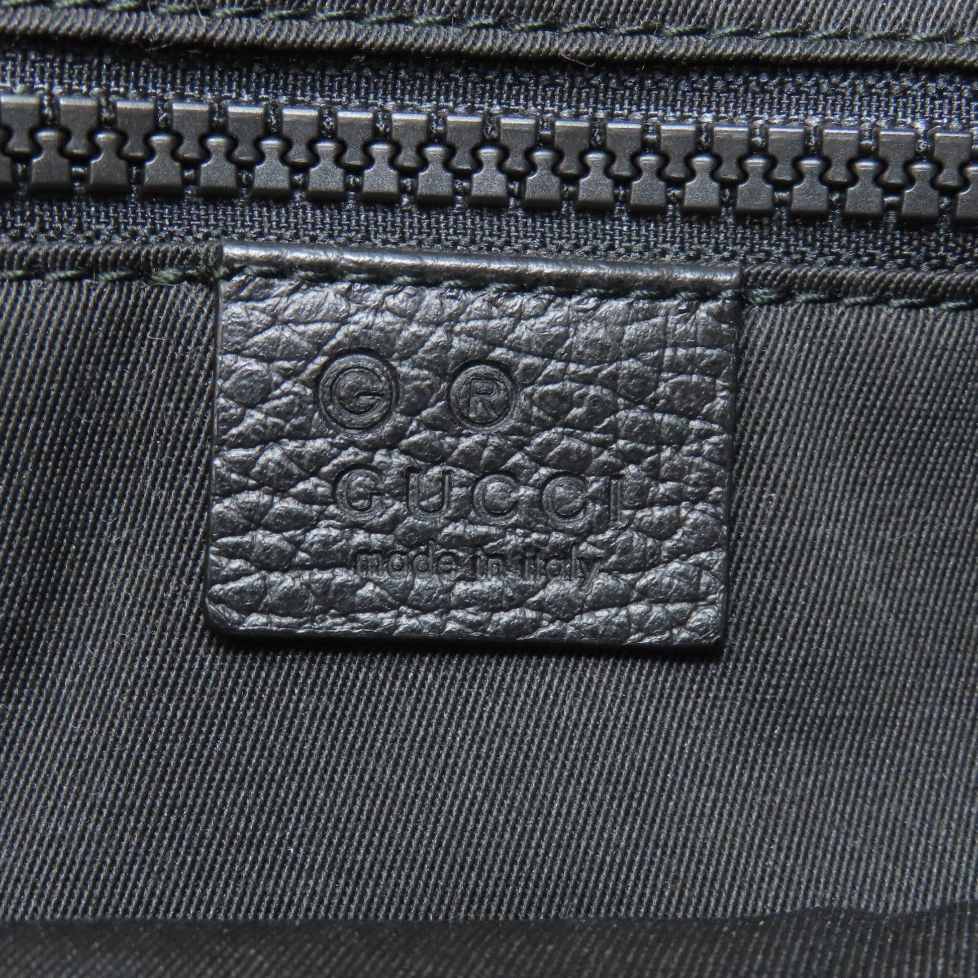 Gucci Black Nylon Canvas Tote Bag