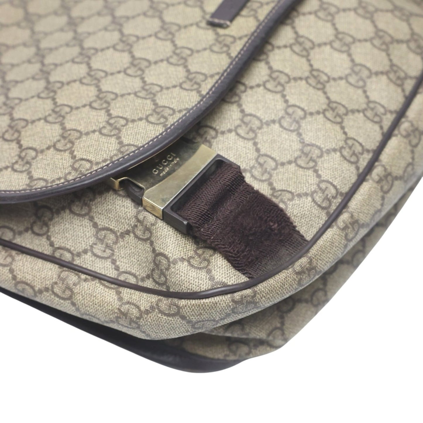Gucci Brown Gg Plus Shoulder Bag