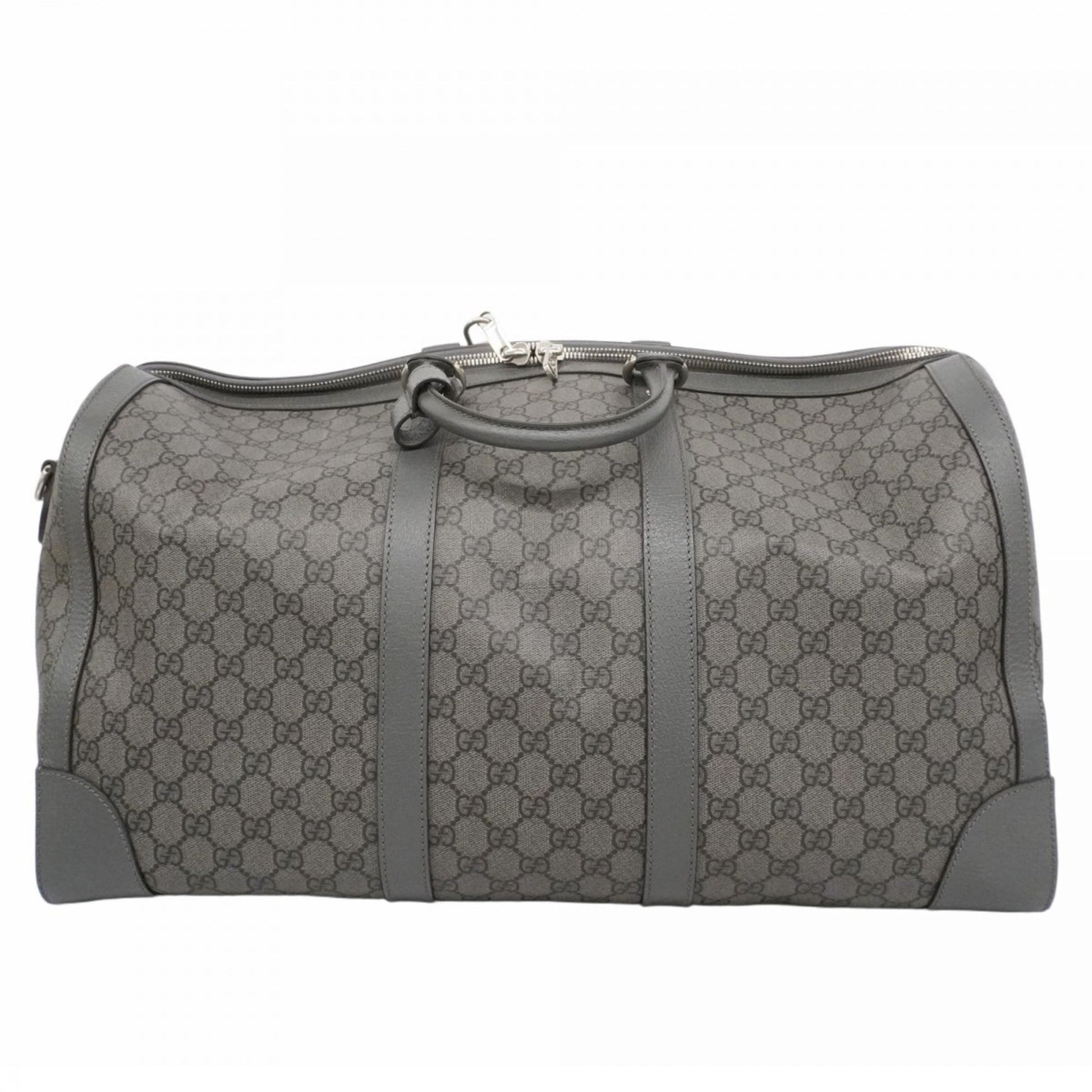 Gucci Gray Pvc Boston Bag