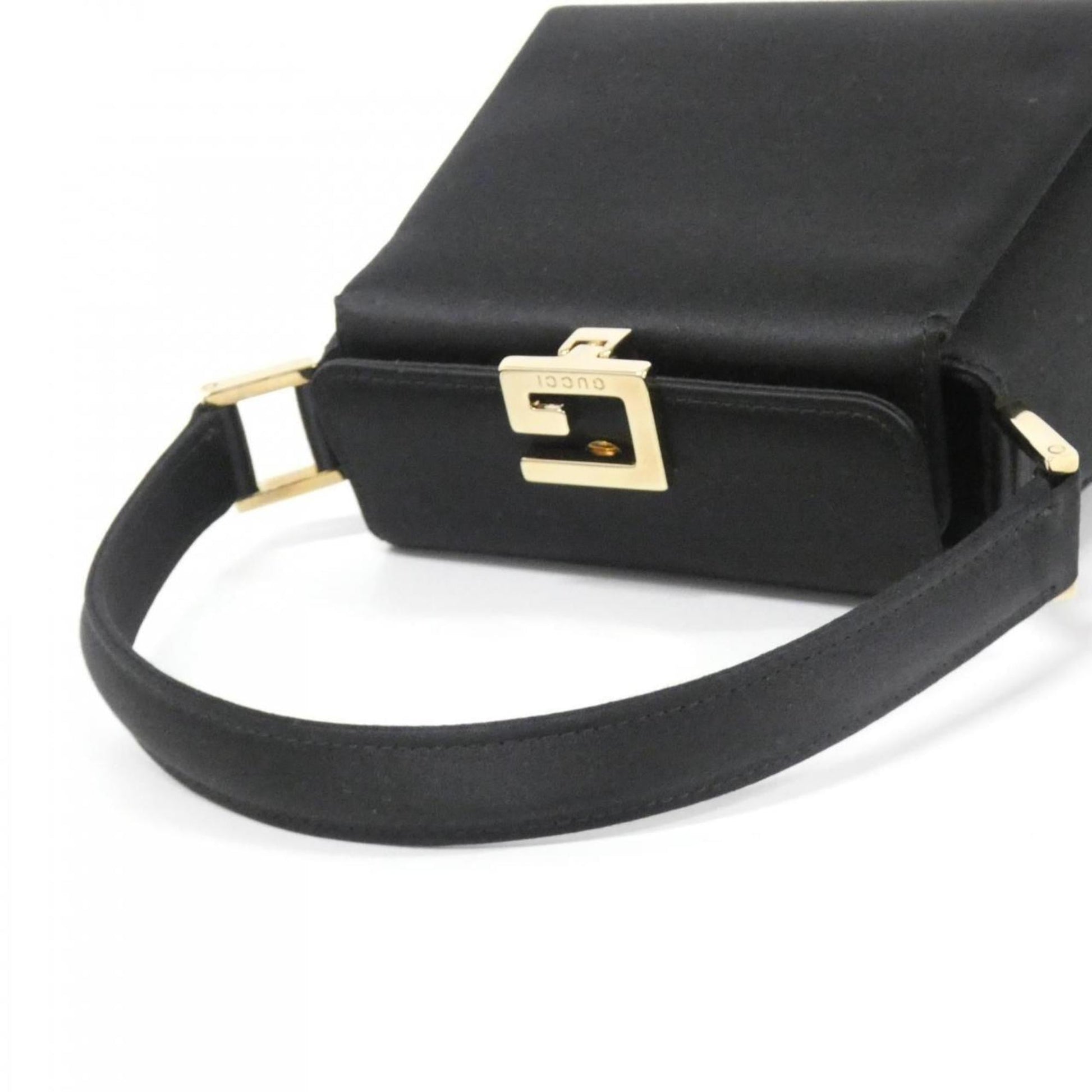 Gucci Black Satin Handbag