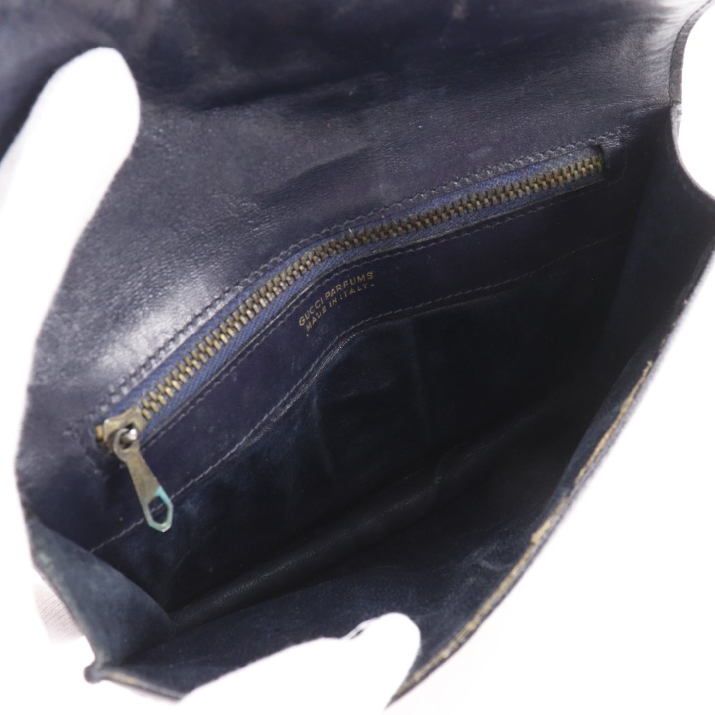 Gucci Navy Gg Supreme Pouch