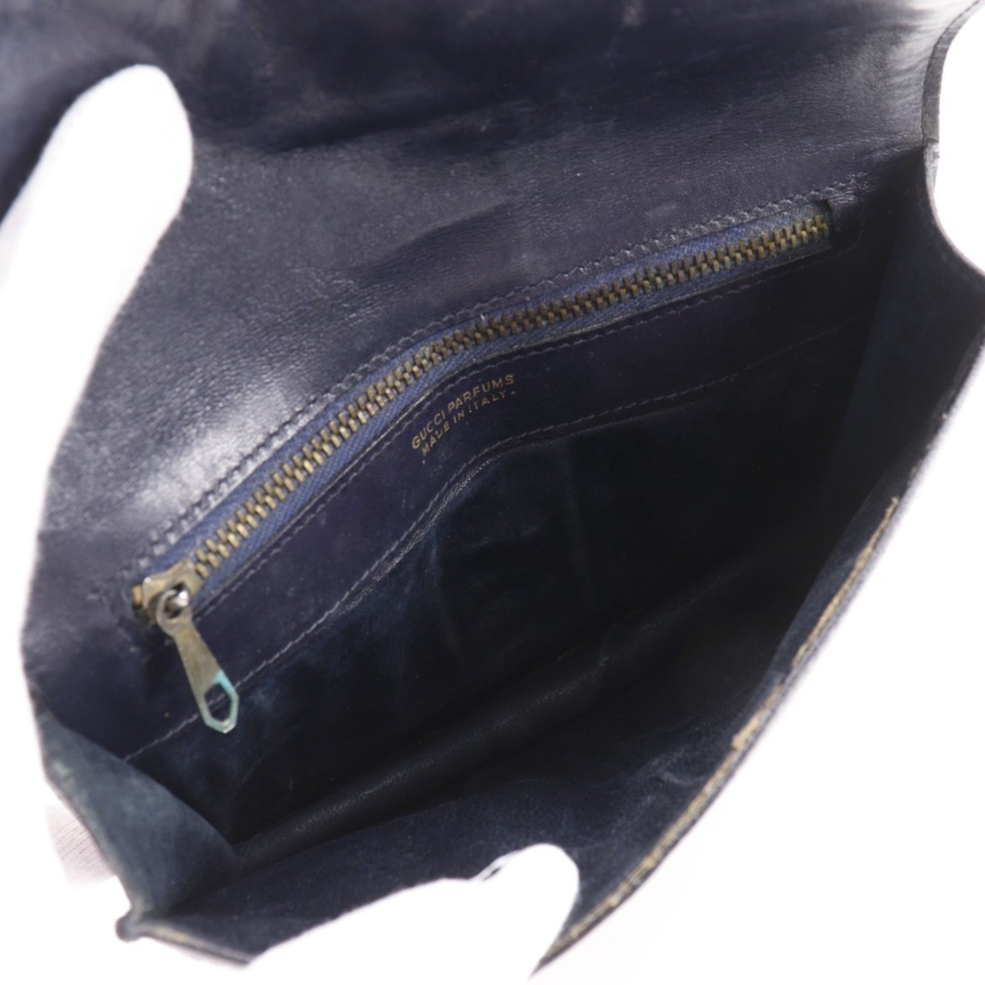 Gucci Navy Gg Supreme Pouch