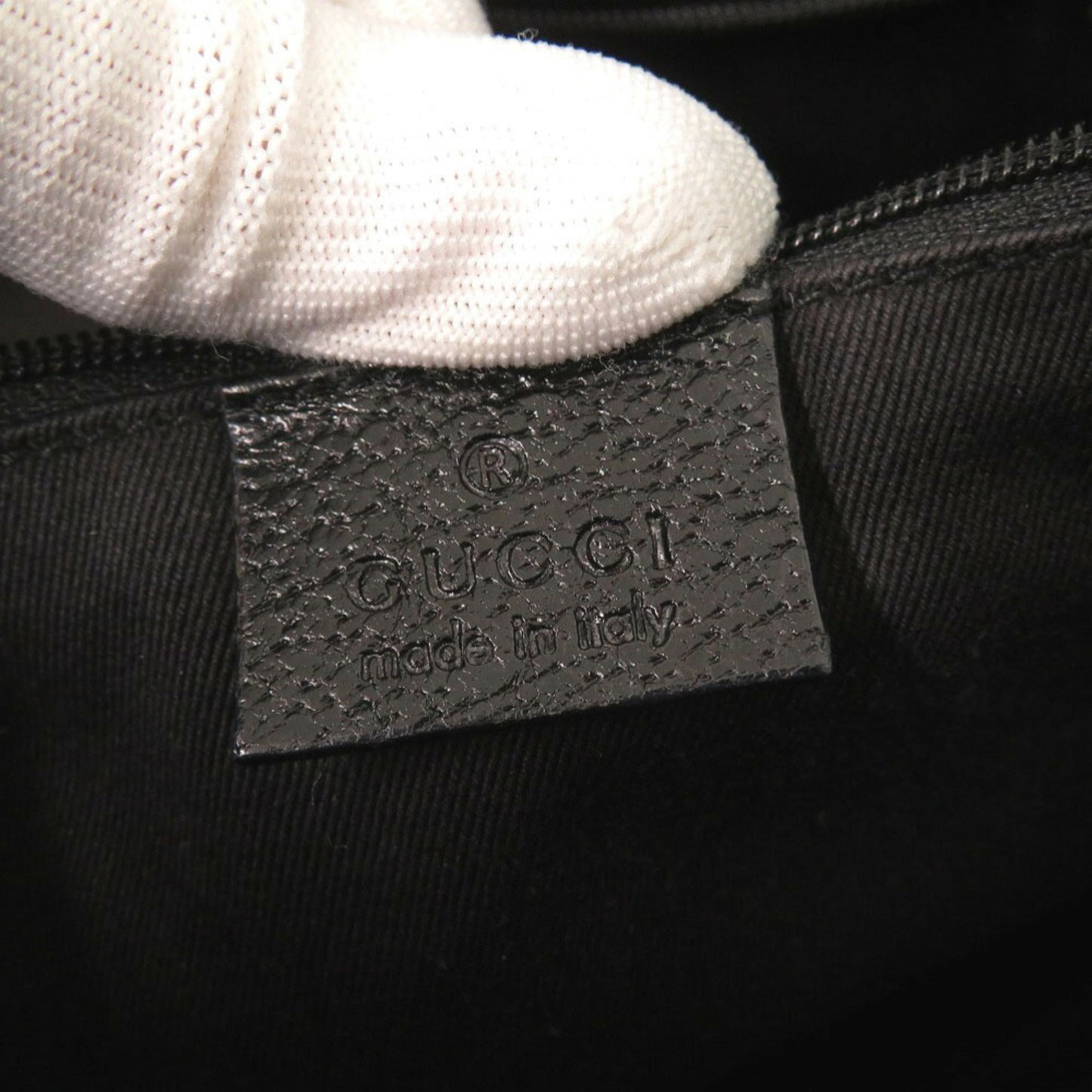 Gucci Black Gg Canvas Handbag Tote Bag