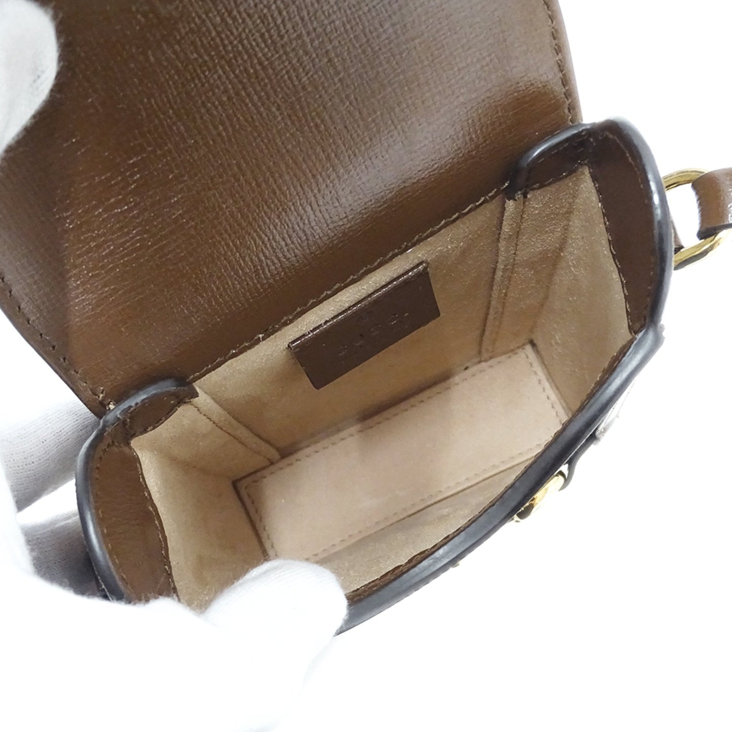 Gucci Beige Brown Gg Supreme Shoulder Bag