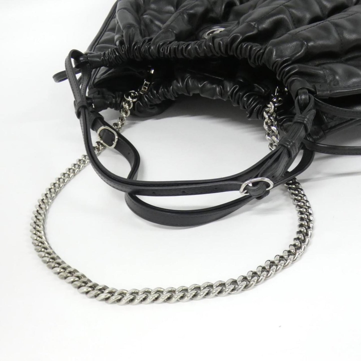 Gucci Black Leather Shoulder Bag