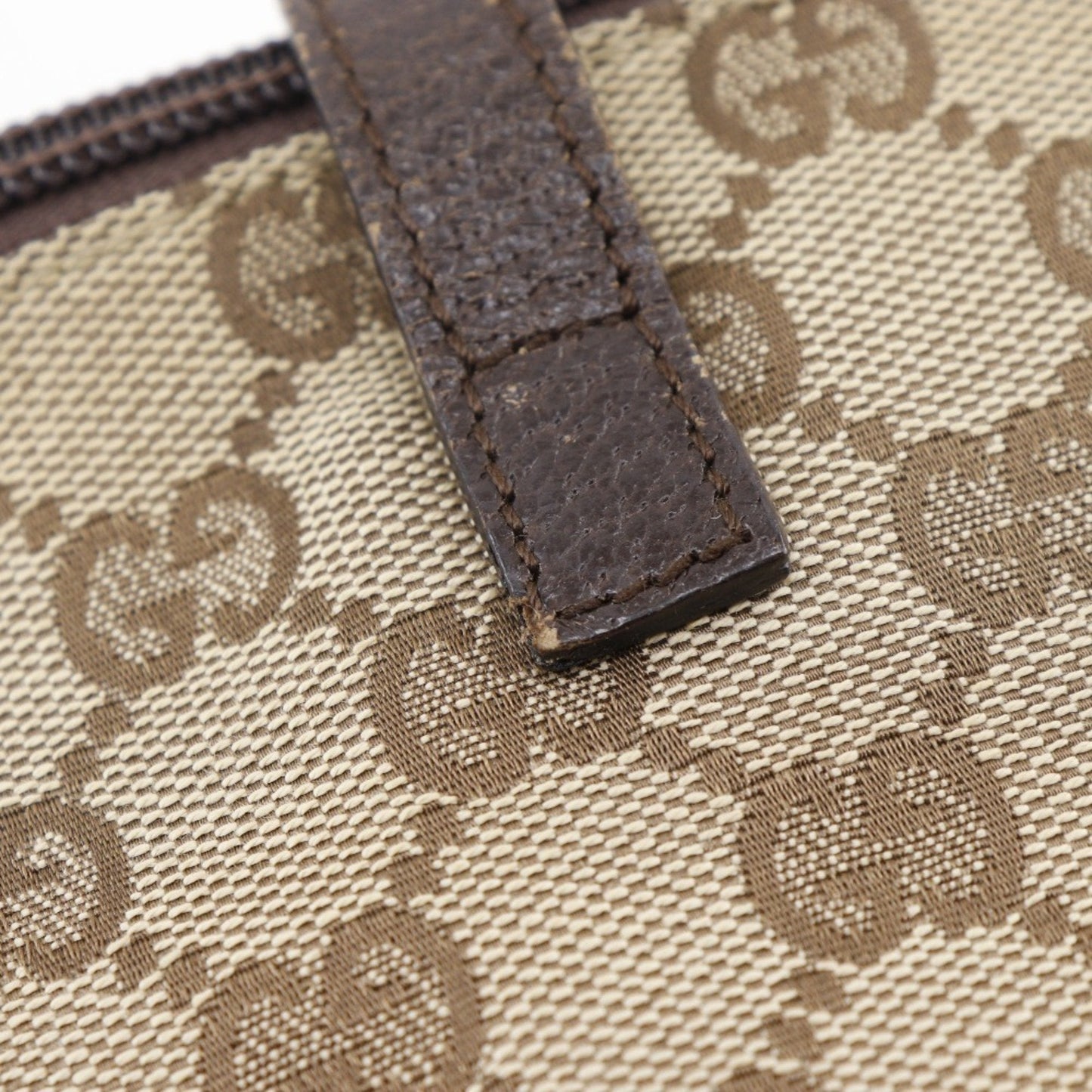 Gucci Beige Gg Canvas Handbag