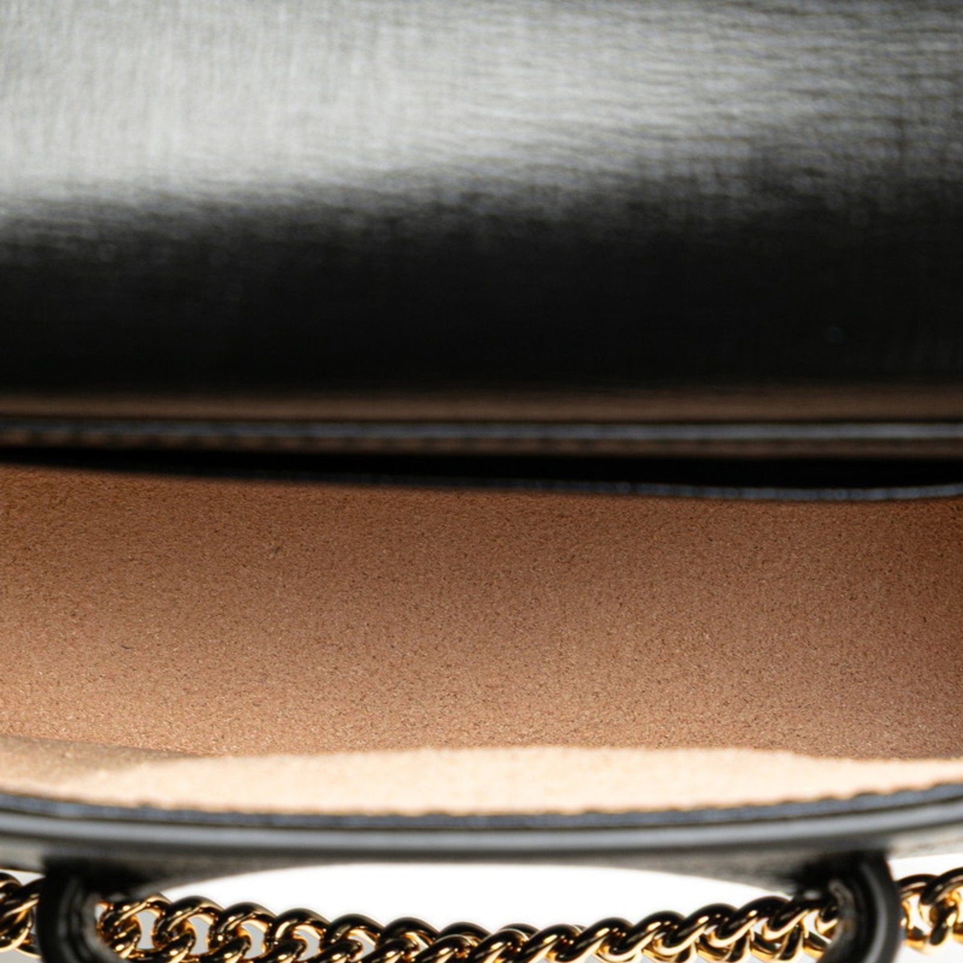 Gucci Black Pvc Leather Shoulder Bag