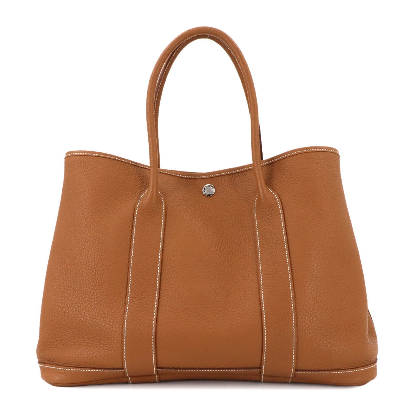 Hermes Negonda Tote Bag Leather Brown Tote Bag 7