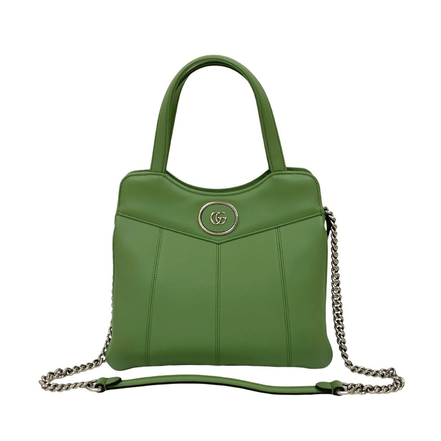 Gucci Green Leather Handbag Shoulder Bag