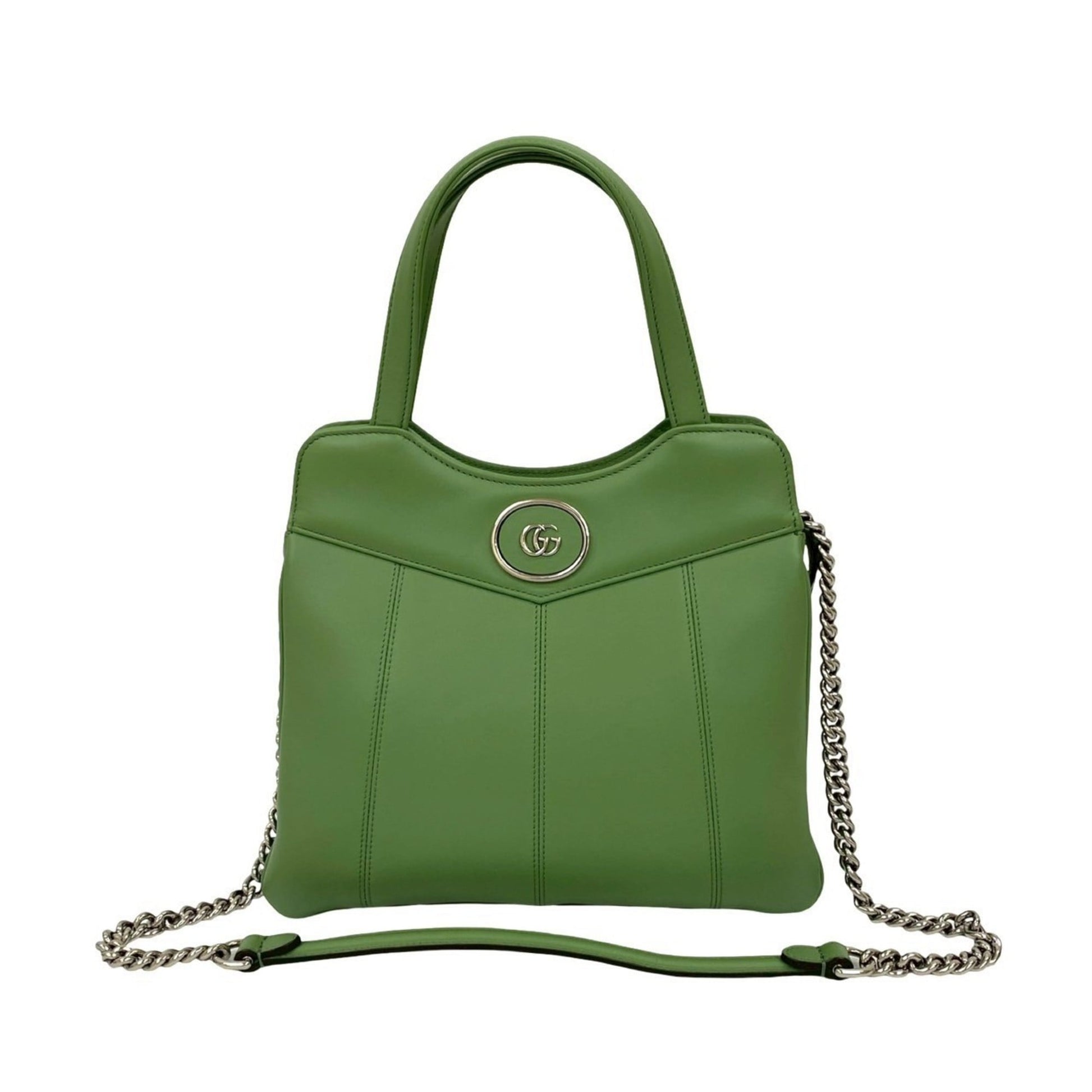 Gucci Green Leather Handbag Shoulder Bag